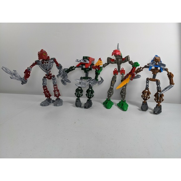 Lego Other - Lot of 4 Lego Bionicle Figures Collectible different characters build